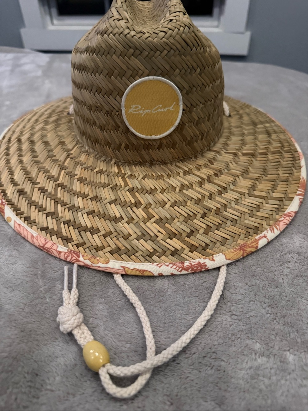 RipCurl Girls Straw Beach Hat / Sun Hat - New!
